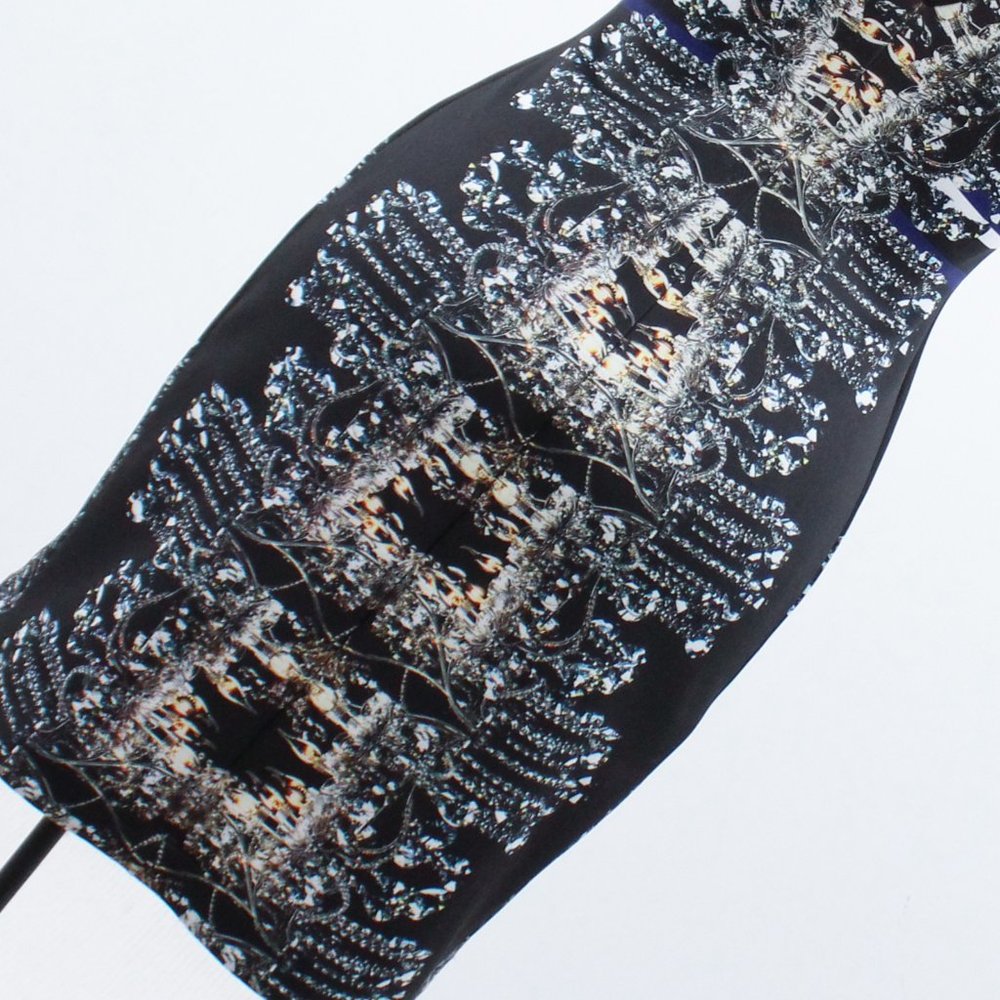 Clover Canyon L Versace-Style Print Scuba Dress - Picture 6 of 14